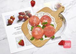 ㊙️软糯拉丝|第二天不发硬的草莓雪媚娘的做法图解18