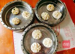 菜心猪肉包子的做法图解21