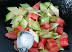 番茄炒西葫芦的做法图解9