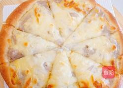 10寸奶香芋泥披萨的做法图解6