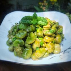 葱油蚕豆的做法[图]