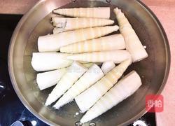 苦笋肉片的做法图解2