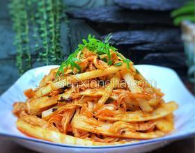 紅油涼拌苦筍絲