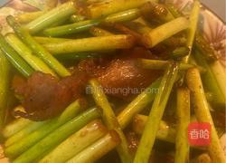 酱肉炒蒜苗的做法图解6