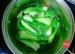 酱汁小油菜的做法图解5