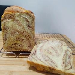 大理石纹红豆沙吐司的做法[图]