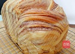 大理石纹红豆沙吐司的做法图解12