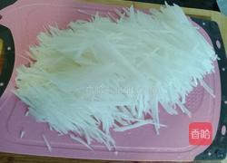 凉拌萝卜丝的做法图解2