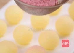 用美食留住春意樱花酸奶球Q弹有嚼劲的做法图解4