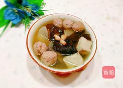 海带豆腐白萝卜肉丸汤的做法图解19