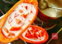 木瓜炖奶的做法图解9