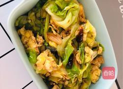 鸡蛋炒包菜的做法图解16