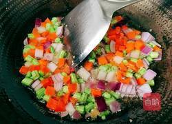 凤梨五彩炒饭的做法图解13