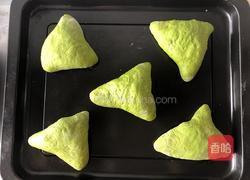 抹茶咸蛋黄肉松面包的做法图解7