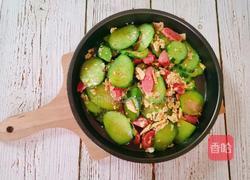 黄瓜火腿炒鸡蛋的做法图解7