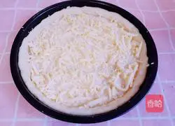 Illustration of how to make banana honey bean pizza (homemade pizza dough) 13