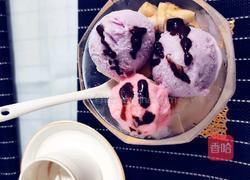 草莓香芋冰淇淋的做法图解9