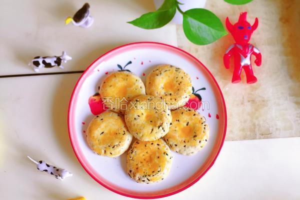 海苔肉松芝麻饼