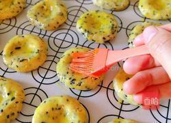 海苔肉松芝麻饼的做法图解9