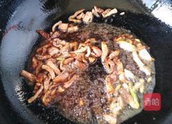 杏鲍菇肉丝双椒手擀面的做法图解3