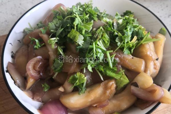 洋葱烧茄子