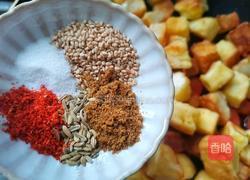 孜然火腿馒头丁的做法图解9