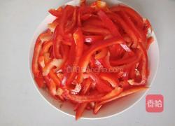 甜椒肉丝的做法图解1