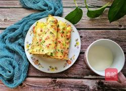 全家老少都喜欢的牛奶鸡蛋葱花软饼的做法图解8