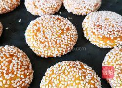 南瓜芝麻饼的做法图解10