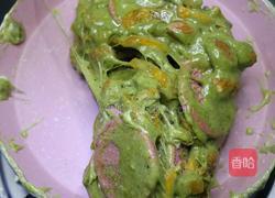 櫻花抹茶雪花酥的做法圖解6