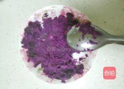 紫薯牛奶小方的做法图解4