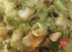 圆白菜炒粉丝的做法图解4