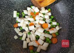 藕带炒虾仁的做法图解4