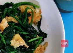 鸡蛋炒菠菜的做法图解5