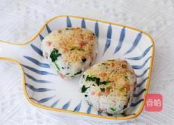 培根青菜烤饭团的做法图解12