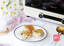培根青菜烤饭团的做法图解14