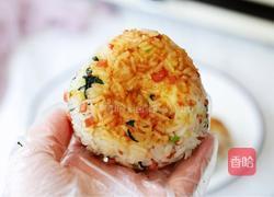 培根青菜烤饭团的做法图解16