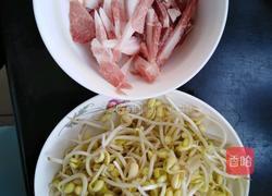 肉炒黄豆芽的做法图解1