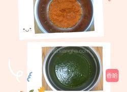 自制蔬菜汁花卷的做法图解1