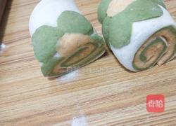 自制蔬菜汁花卷的做法图解8