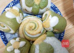 自制蔬菜汁花卷的做法图解10