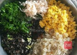 槐花馅包子的做法图解2