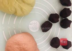 夏日 | 双色花朵蒸面包的做法图解6