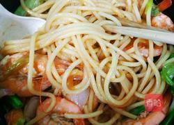 鲜虾意面的做法图解16