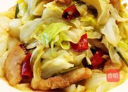 五花肉炒圆白菜的做法图解8