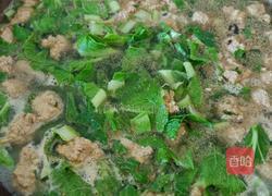 小白菜丸子汤的做法图解7