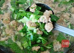 小白菜丸子汤的做法图解8