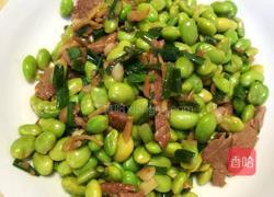 毛豆炒肉的做法图解6