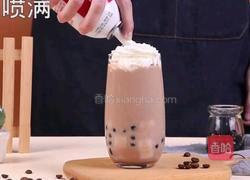 雪顶可可奶茶的做法图解9