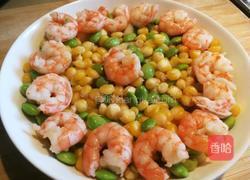 逗逗虾（玉米青豆炒虾仁）的做法图解6